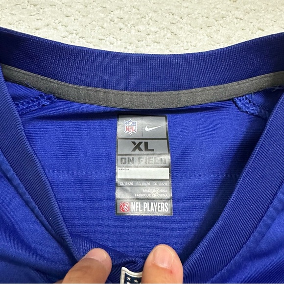 NFL Nike On Field NY Giants Beckham Jr #13 Jersey Youth Size XL - Picture 4 of 8